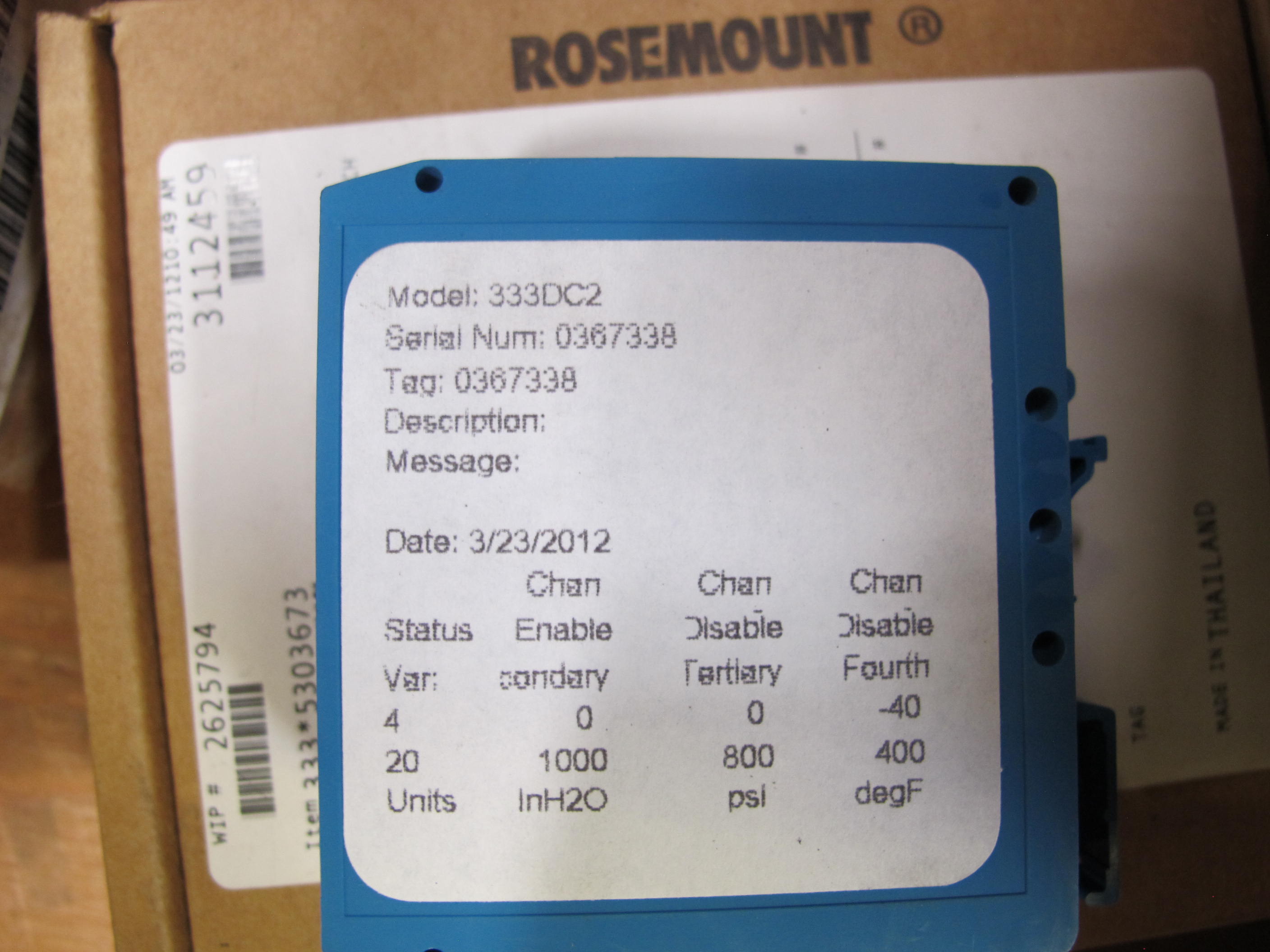LOT TO INCLUDE BUT NOT LIMITED TO: (2) SWITCHES, TEMPERATURE TYPE, 200-425F RANGE. ADJUSTABLE RANGE TEMPERATURE SWITCH, (9) INTERCOMS, TRANSMTR/RECVR TYPE, TACTICAL INTERCOM SYSTEM W/VOLUME CONTROL KINDLK ACTIVATION BUTTON AND A FRONT MOUNTED, ROUND, MULTI-PIN CONNECTOR TO CONNECT TO A BELT STATION UNIT, (3) SWITCH, DISCONNECT TYPE, PRIMARY KIND, PULG-IN COMMENTS, (2) THERMOCOUPLES, TURBINE/GENERATOR TYPE, UNITIZED ACTUATOR APPLICATION, TYPE "T" KIND. LOADING & HANDLING FEE $15-4155